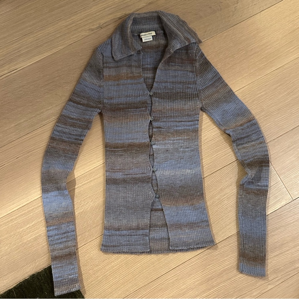 Paloma Wool Button Up Collared Cardigan
